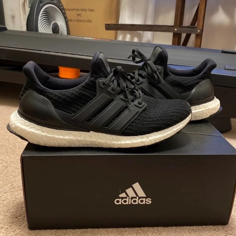 Black Adidas Ultraboost Sneakers